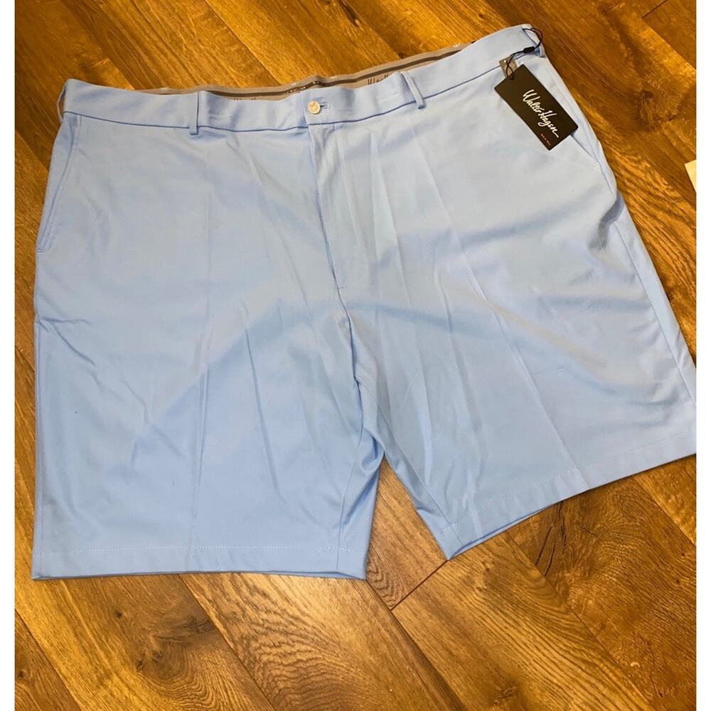 Walter Hagen Perfect 11 Golf Shorts Size‎ 48 Big & Tall Blue 10" Inseam